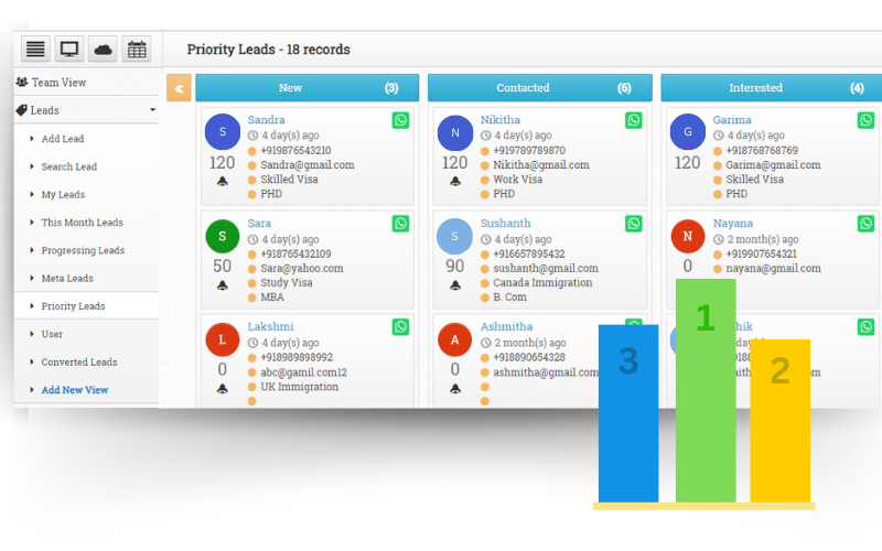 screenshot of Maple CRM